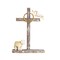 Transpac Wood Risen Cross with Lamb Easter Home Decoration Decorative Object for Spring Celebrations